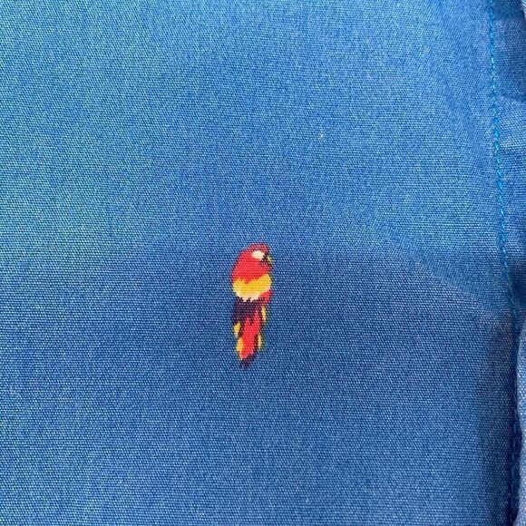 Hurley Parrot Button Up Short Sleeve Shirt Mens size XXL - Picture 4 of 9
